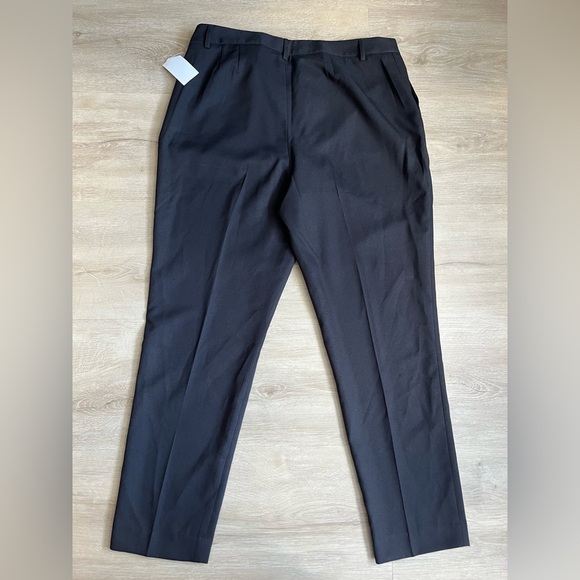 NWT TAHARI ASL Ponte Front Seamed Pants SZ 14 Black - Picture 7 of 7